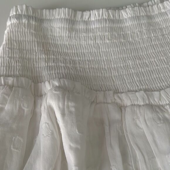 Minkpink Revolve Whitewash Crop Top & Mini Skirt Size Large NWT - Picture 10 of 16